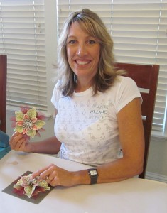 Denise Smith enjoys taking creative classes with Sharon Lyons of Cards by Sharon in Chico. 