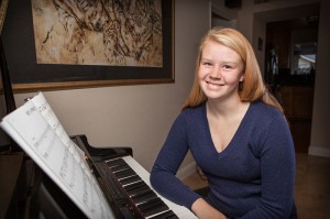 Madison See, age 13, has been playing piano for over eight years. She studies with music teacher 