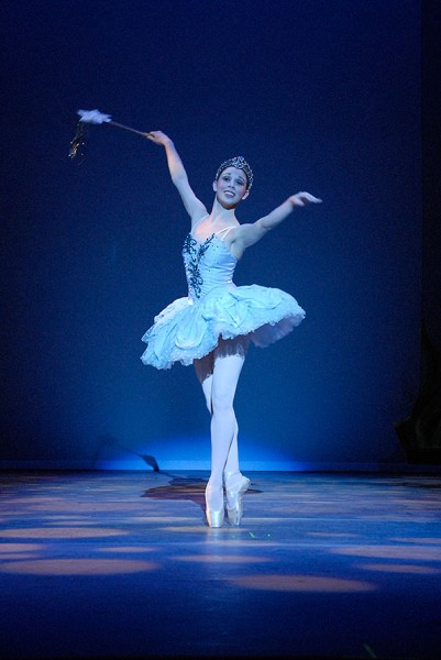 The Fairy Godmother dances in Cinderella. Photo: Chico Community Ballet.
