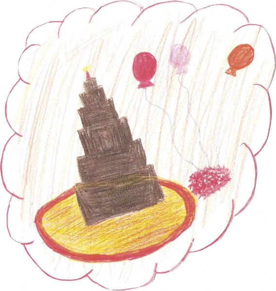 Brooke loved coming to Dr. Patrick’s office and would draw pictures to show her gratitude for his help with overcoming her food sensitivities. This is the chocolate cake Brooke was able to eat for the first time on her 7th birthday! 