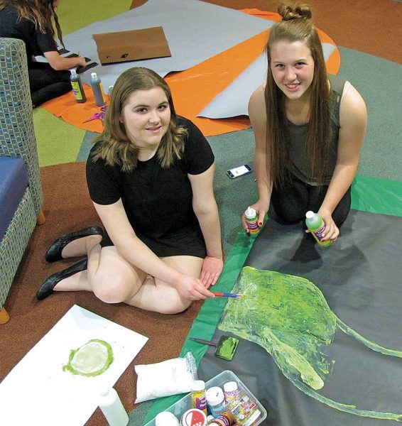 Teens GiGi Cooper and Megan Matti are students at Shasta High School in Redding and members of Redding Library's Teen Advisory Committee. Both enjoy working on fun projects geared for teens and youth at the library. 