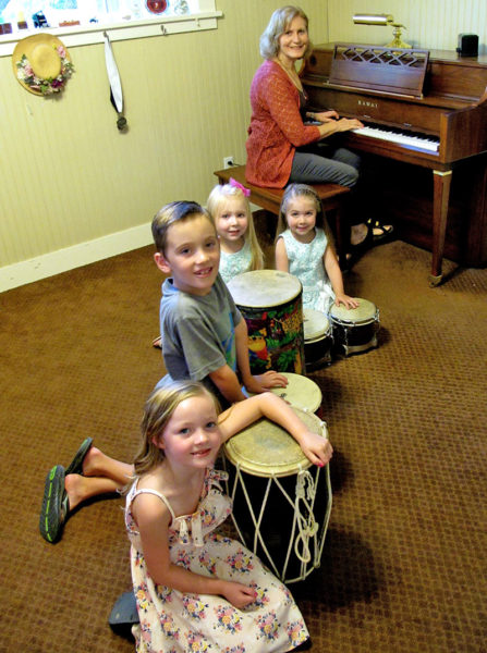 Judi Richins teaching a student – Red Bluff School of the Music Arts - north state parent