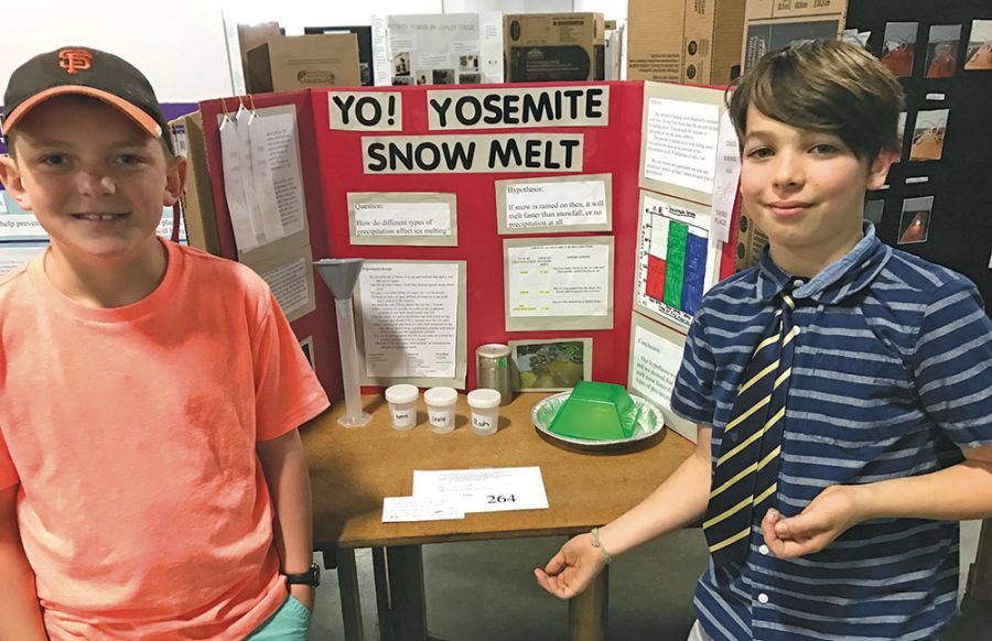 kids at the Chico Science Fair