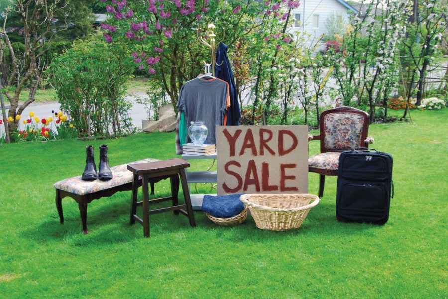 items for sale at a Successful Yard Sale