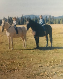 The de Braga Family on the ranch- north state parent