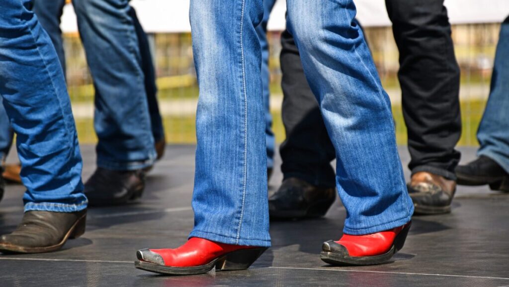 line dancing boots