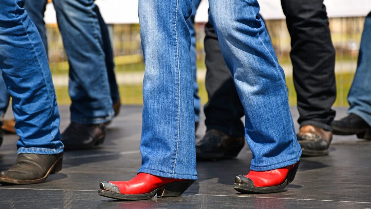 line dancing boots
