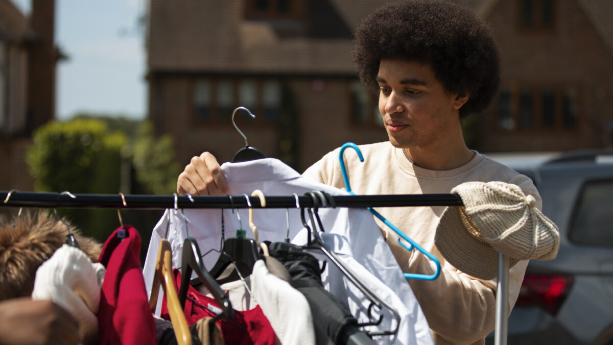 front-view-man-garage-sale