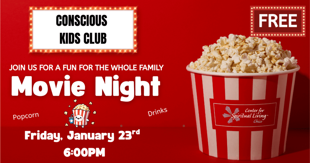 Conscious Kids Club (Website) Movie Night (Facebook Post)