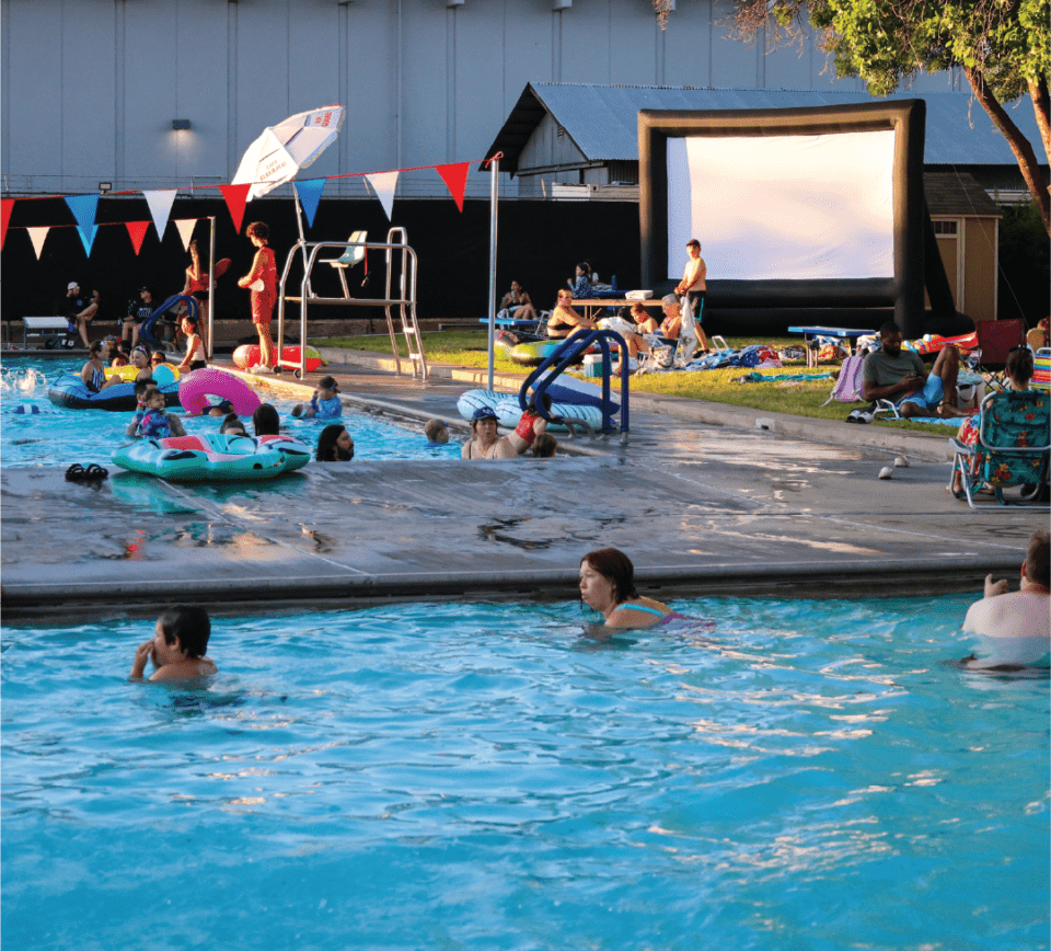 Movies in the Pool August