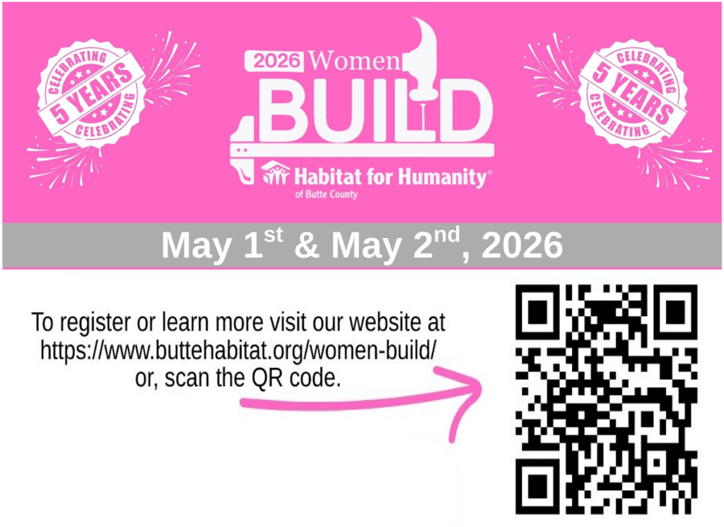Women Build calendar graphic