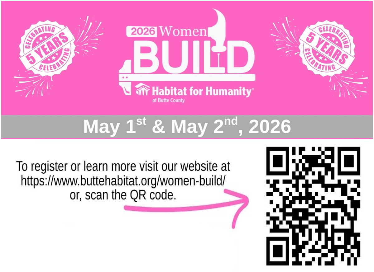 Women Build 2026 Fundraiser – Habitat for Humanity of Butte County