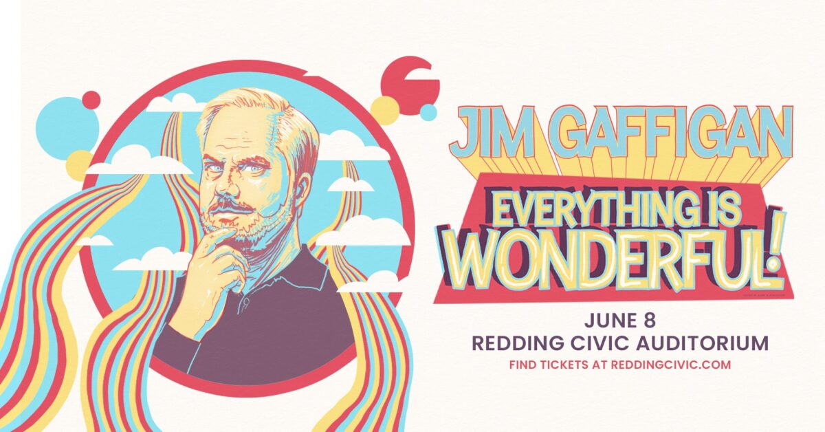 Comedian Jim Gaffigan at the Redding Civic