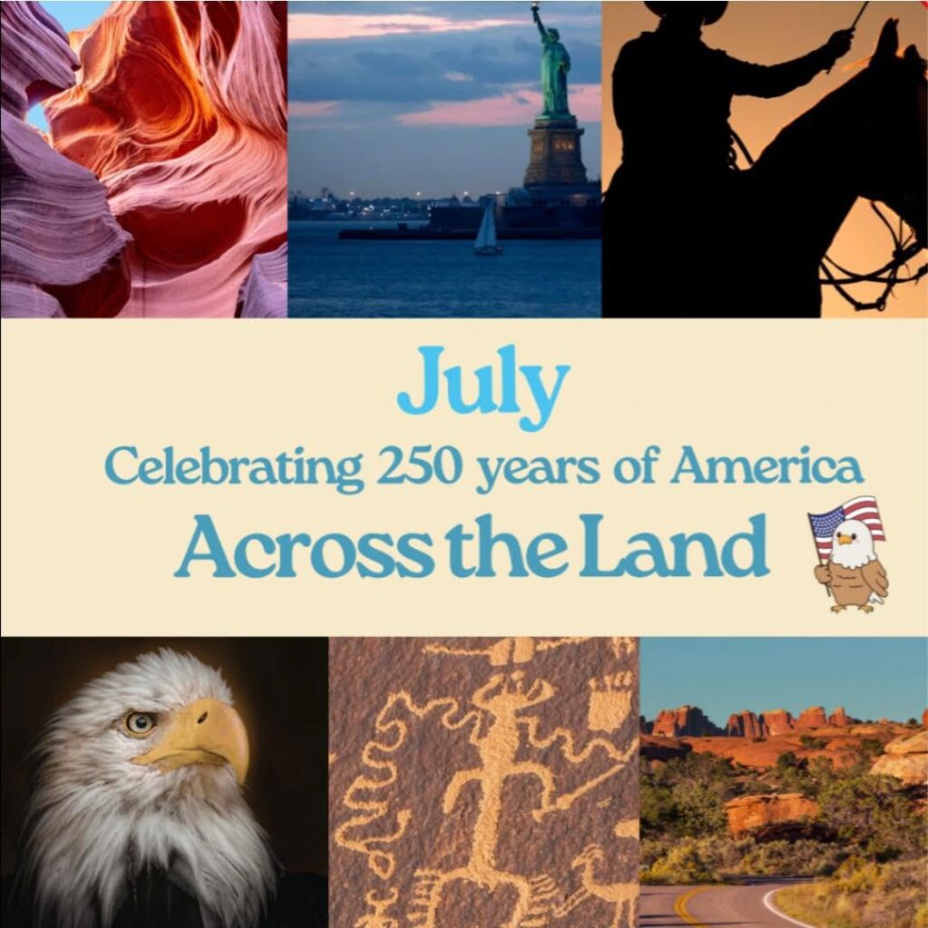 across the land