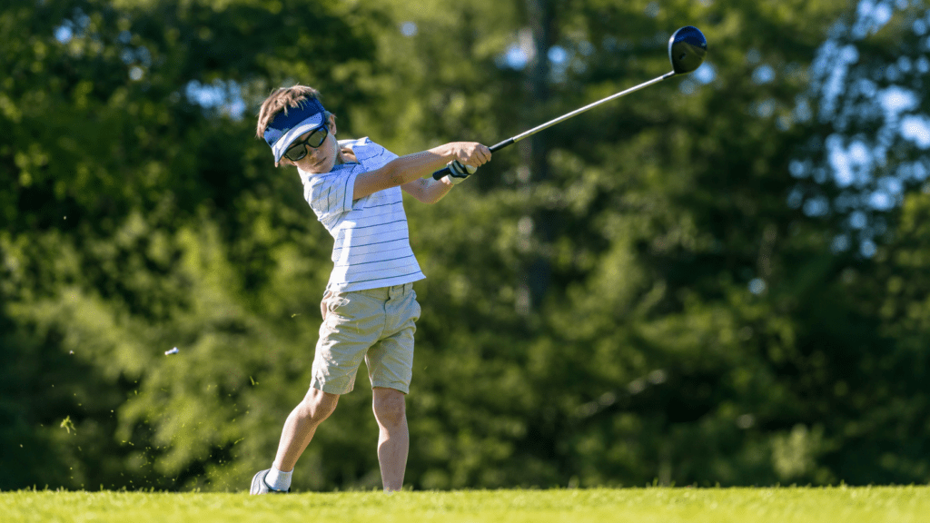 little golfer