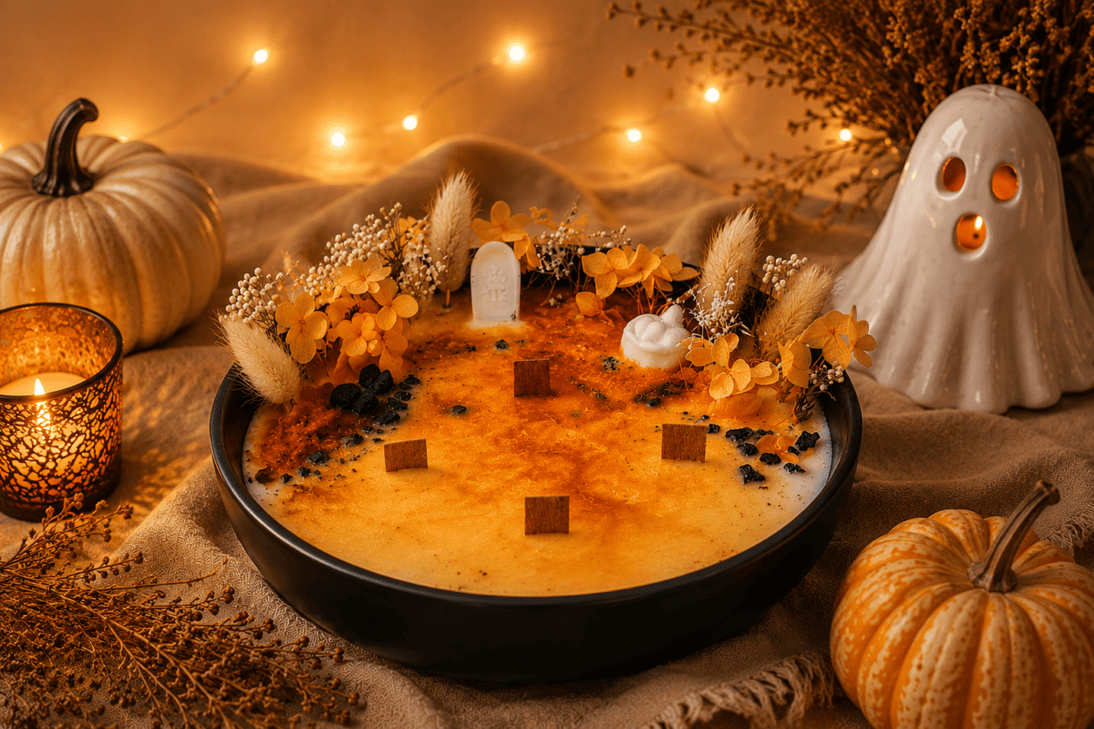 Halloween Candle- Create Your Own Spooky Ceramic Bowl Candle