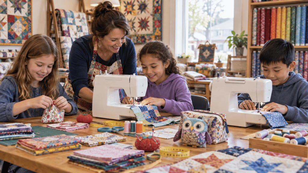 Kids Quilting