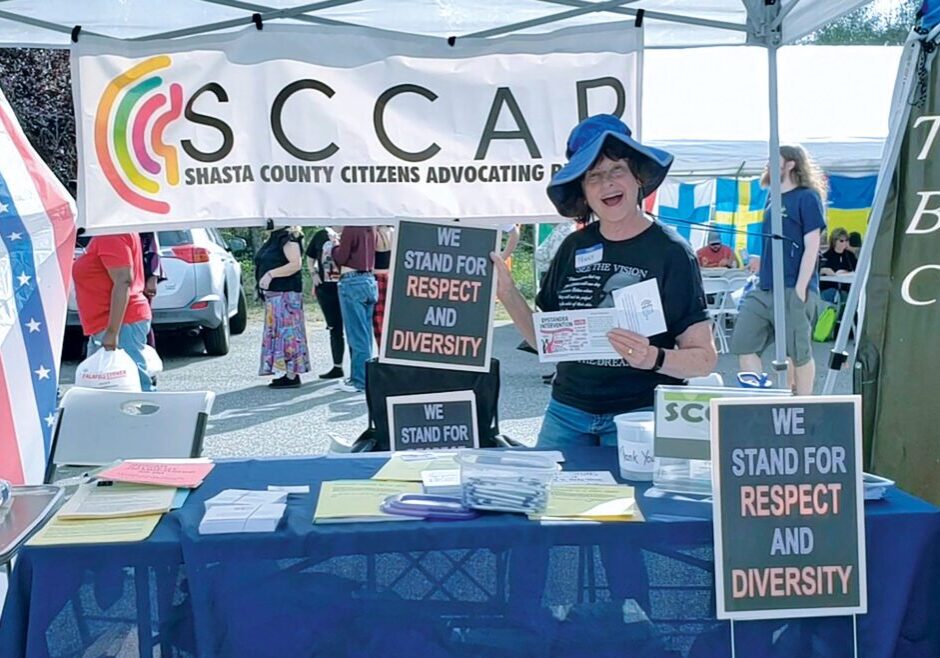 SCCAR reaches out to connect with the community in many ways, including holding workshops, offering to speak at schools and exhibiting at community events such as the 2023 Sikh Cultural Experiences Festival in Yuba City, where board member Penny Harris helped staff the SCCAR booth.