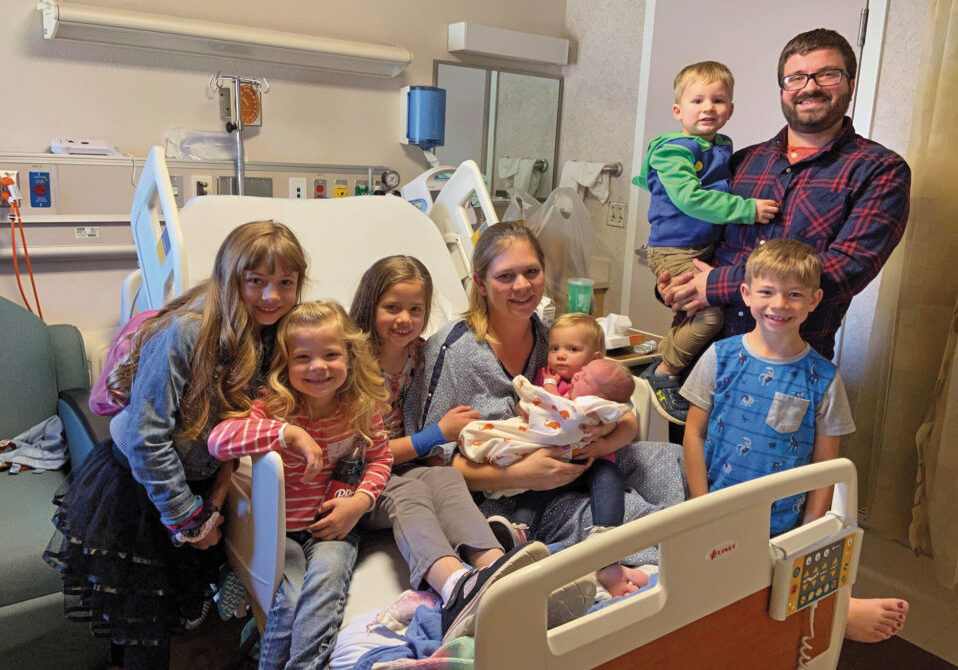 a family at St. Elizabeth’s Midwives