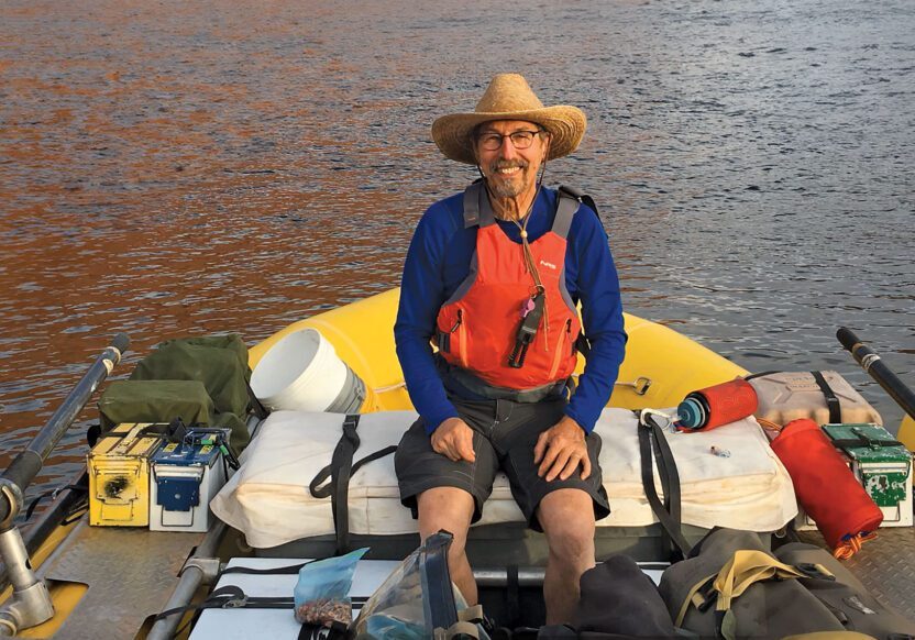 Marty Sochet is well prepared for safety AND fun on his family River Dancers river rafting adventures.