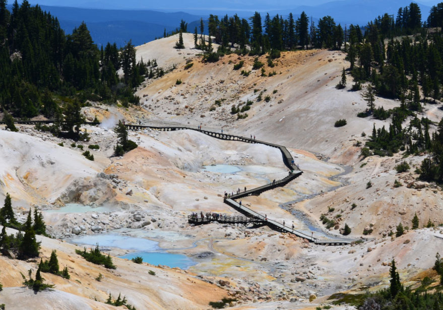 10 things to do this summer in norther California - Landscape in Lassen Volcanic park