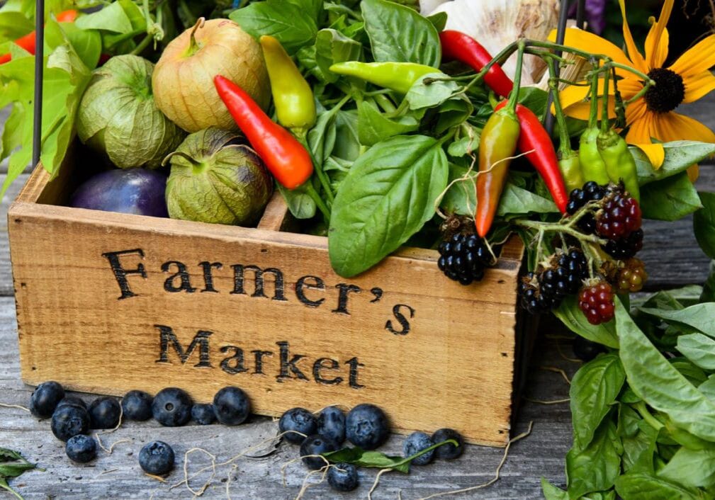 Farmer's Market Produce In Norther California