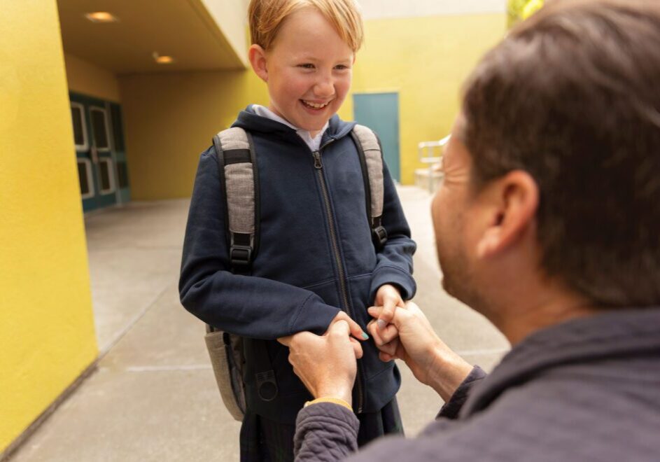 Positivity, love and encouragement can go a long way to help kids remain calm and confident before important events.