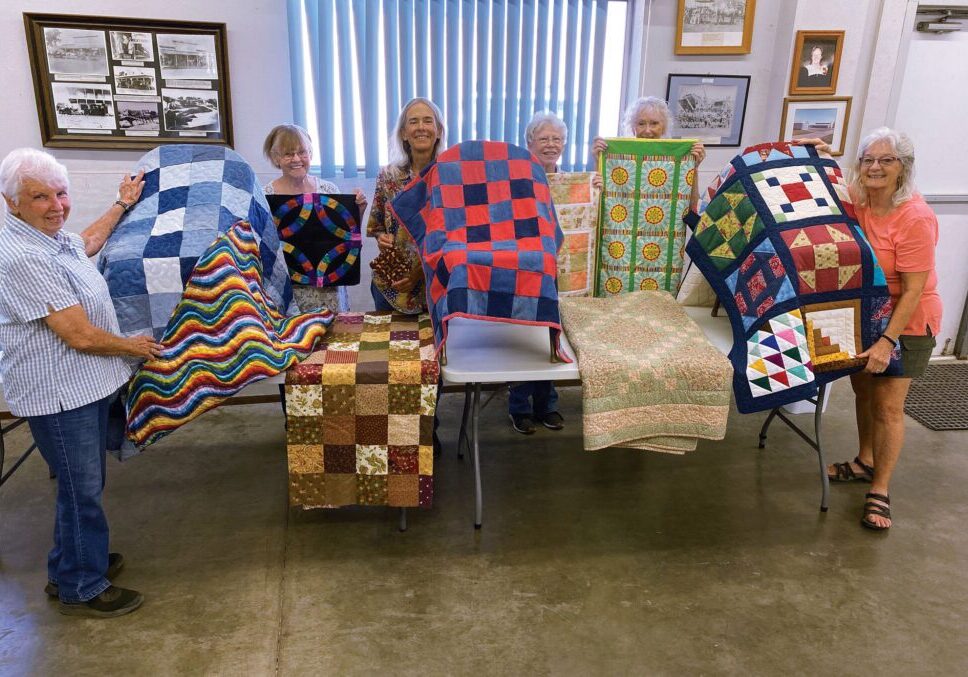 The Paskenta quilters have reason to be proud of the beautiful quilts they pour their time, talents and love into. Photo credit Kate Hiller.