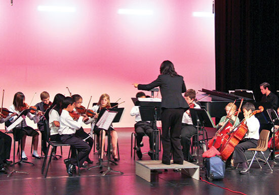 Music Teachers' Association of California Intermediate Youth Orchestra (Chico Youth Orchestra) with Yoshie Muratani, Conductor.  Photo by Louisa Louie.