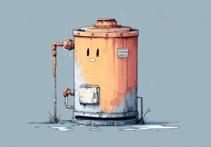 youngjoan_A_cartoon_Water_heater_that_looks_worn_out_and_tire_60c78fb1-a3c3-40a4-b141-d987e1995c72_1